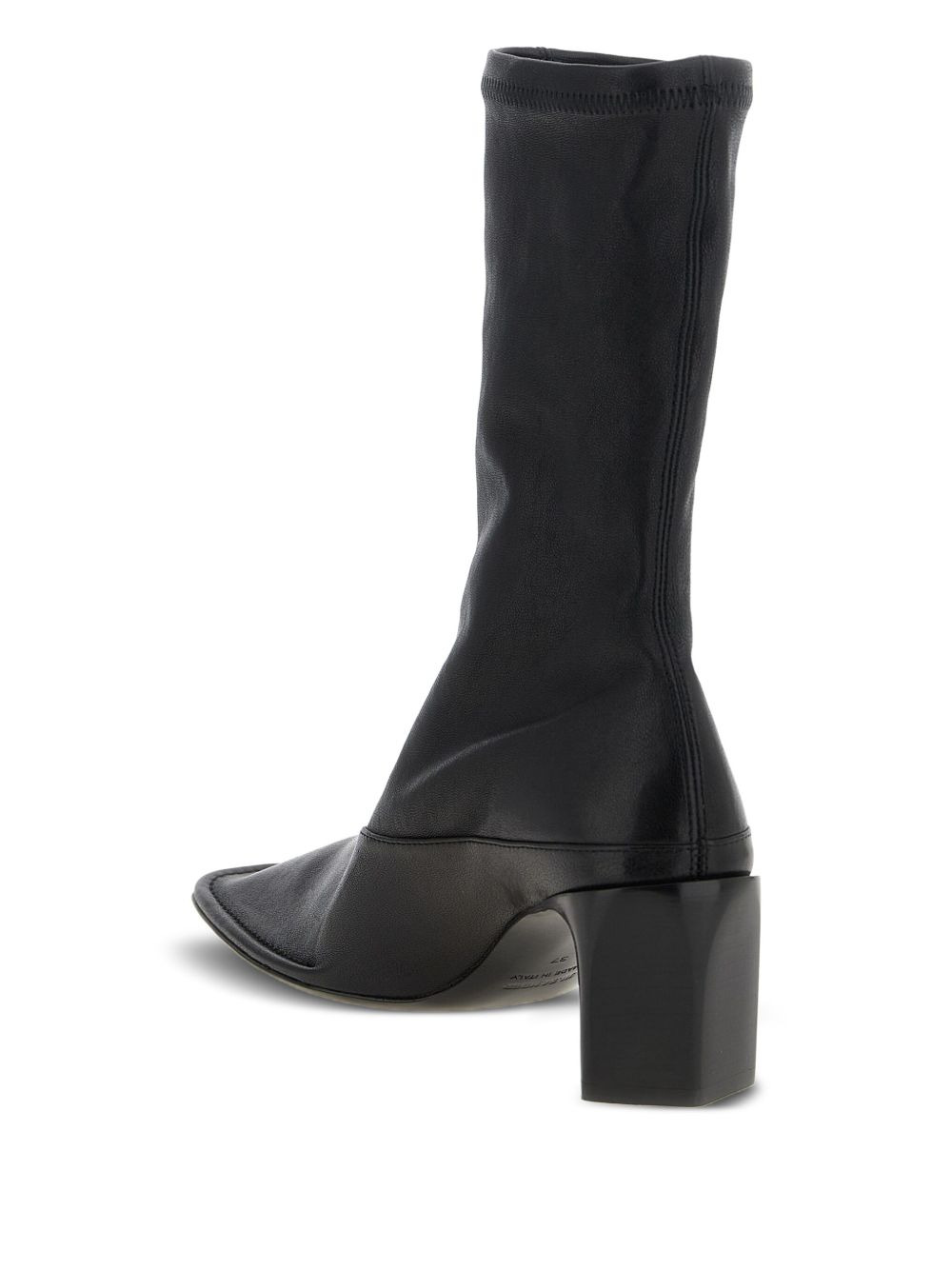 65mm leather boots - 4