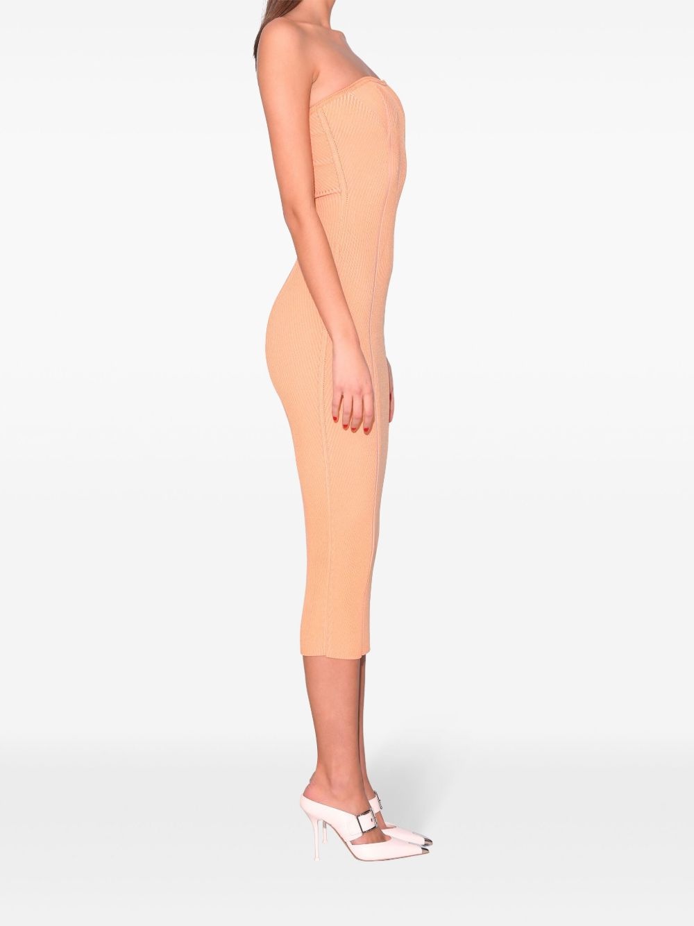 ribbed-knit tube dress - 3