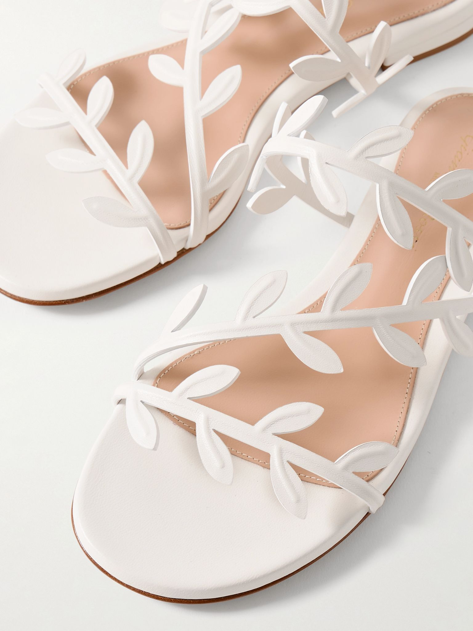Flavia leather sandals White - 4
