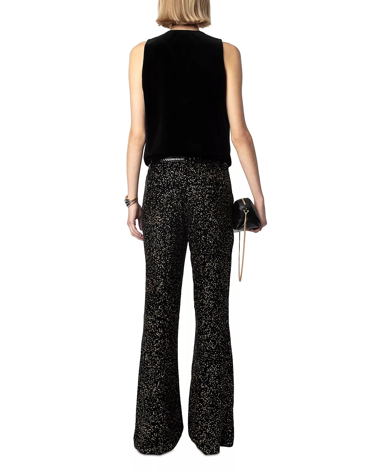 Emaux Velvet Noir Vest - 8