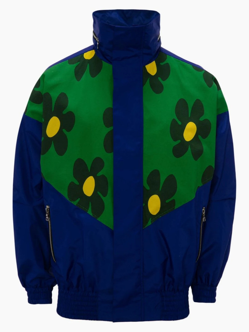 FLOWER INSERT TRACK JACKET 1