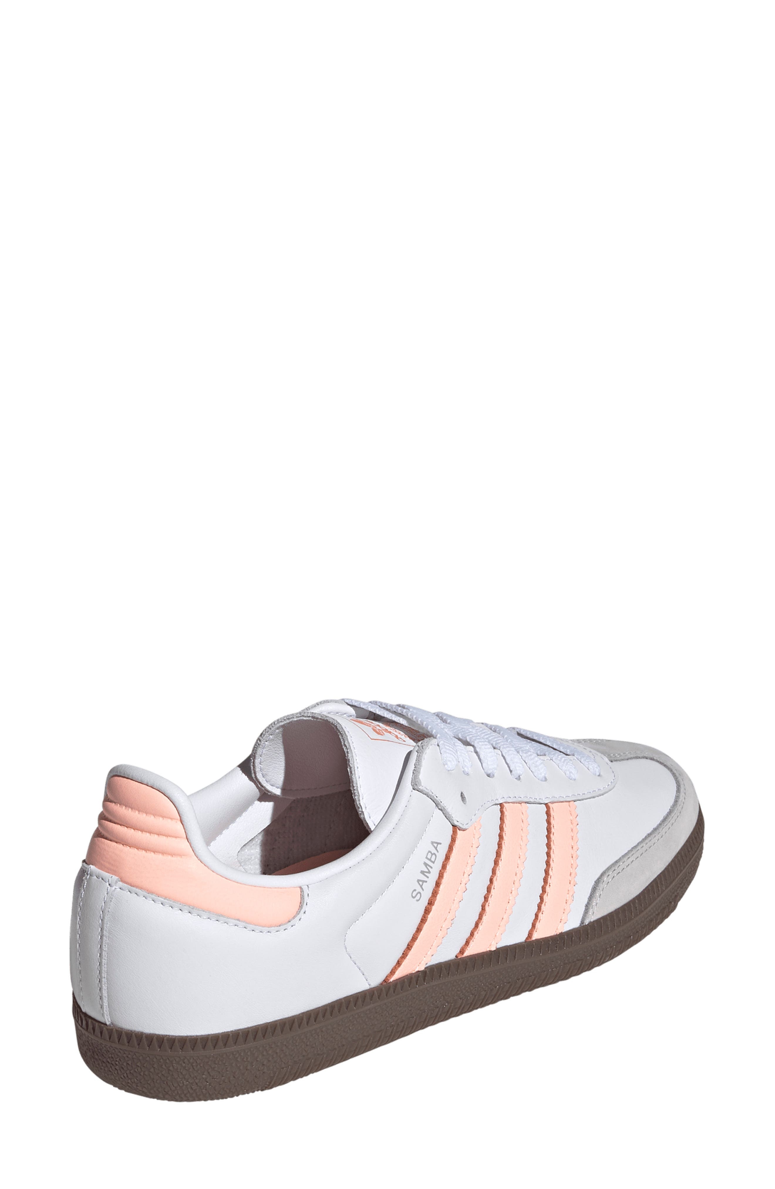 adidas Samba OG Sneaker in White/orange/coral at Nordstrom - 2