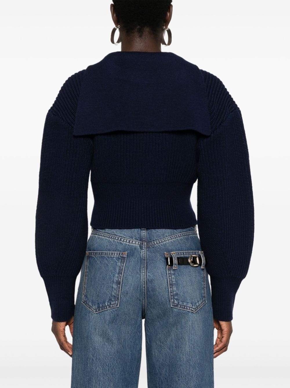 sailor-collar sweater - 4