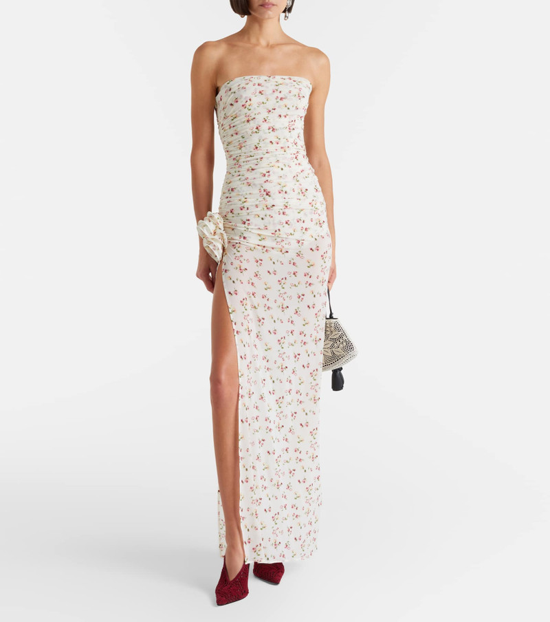 MAGDA BUTRYM Floral ruched gown outlook