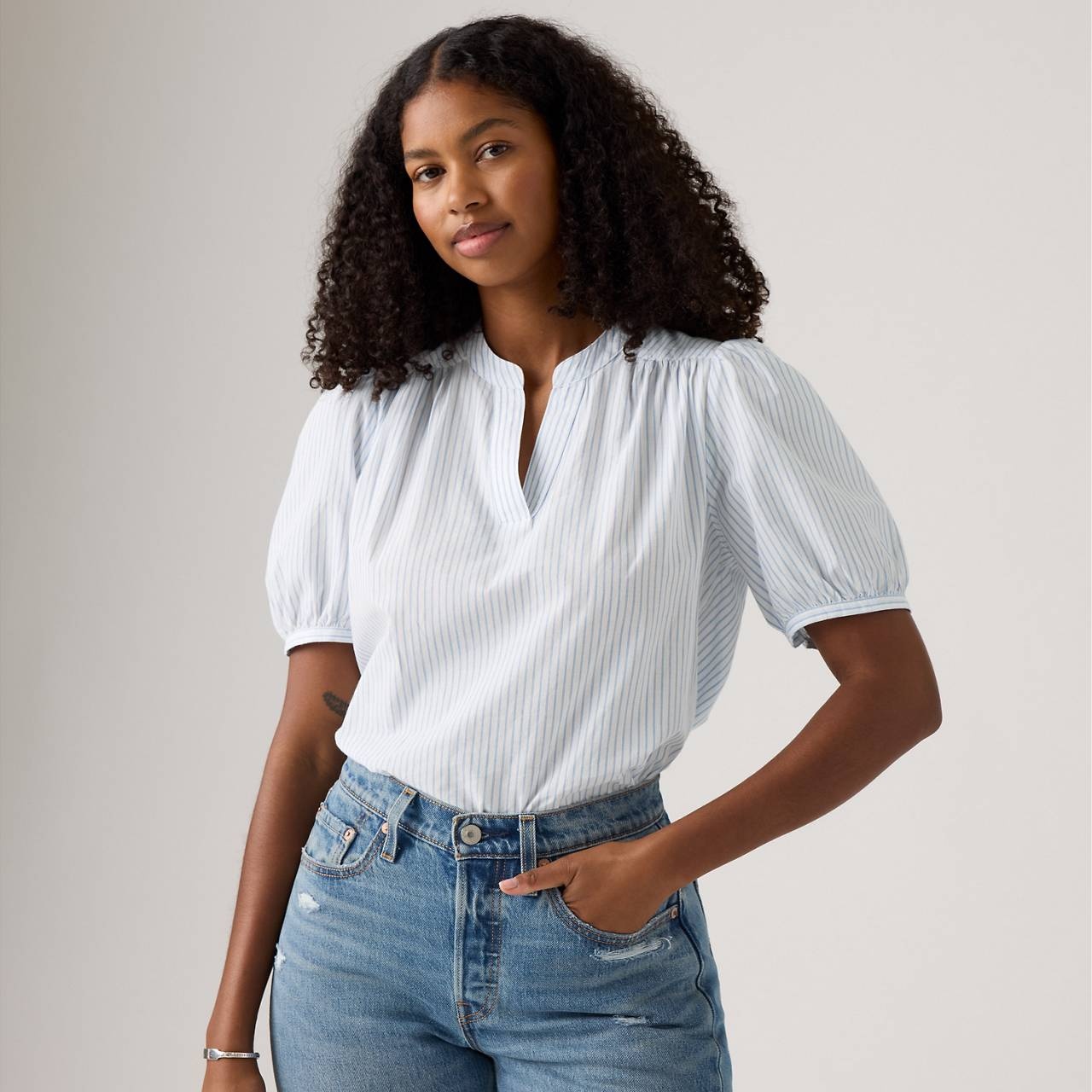 AMELIE POPLIN BLOUSE - 2