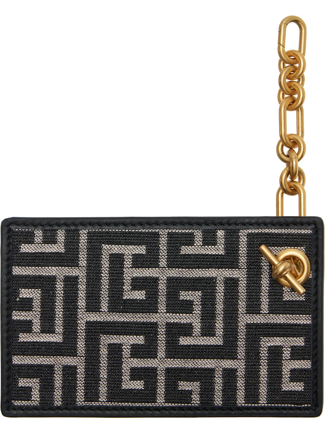 Black & White Pulse Chain Card Holder - 1