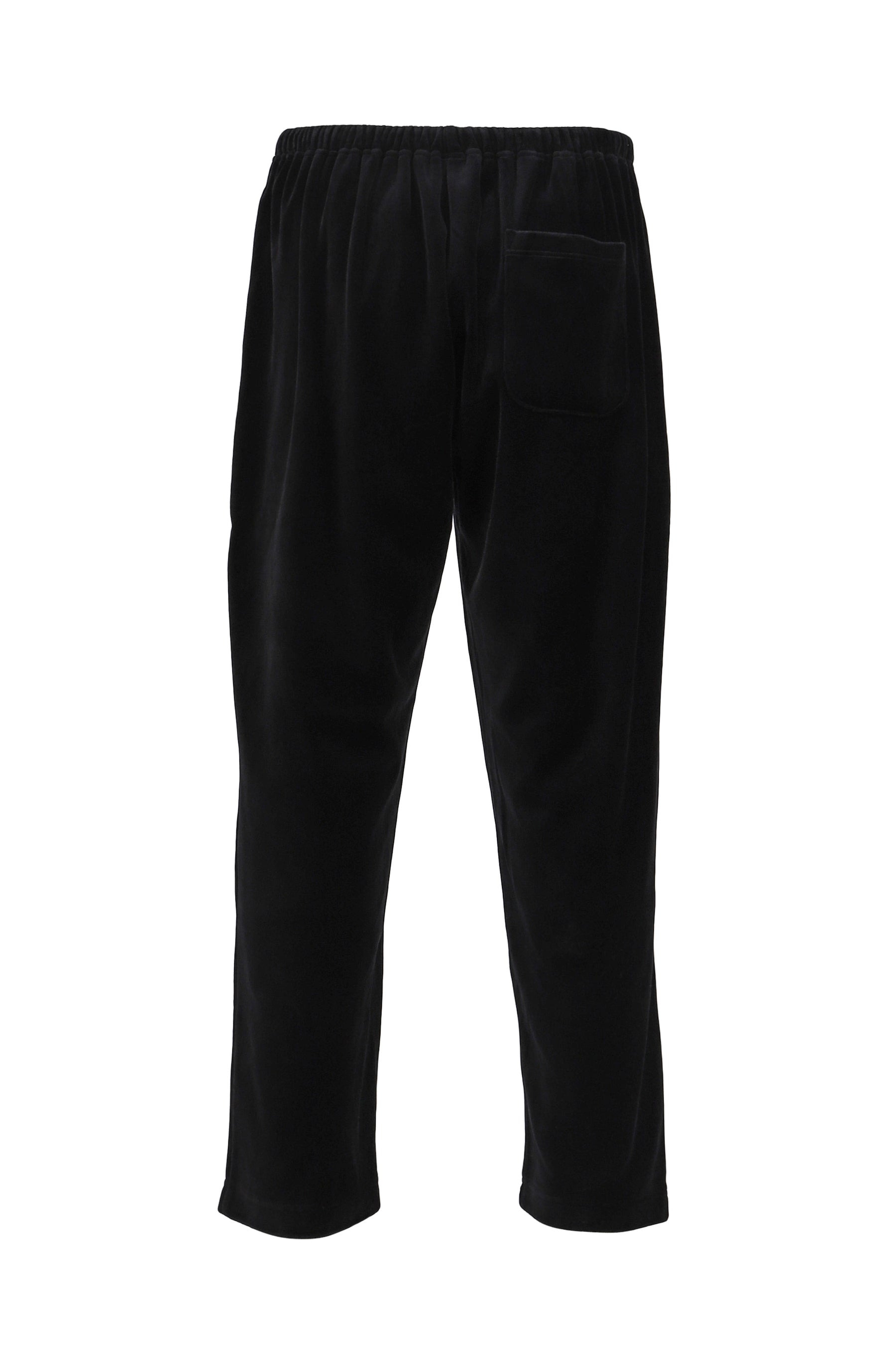VELOUR PANTS / BLK - 2
