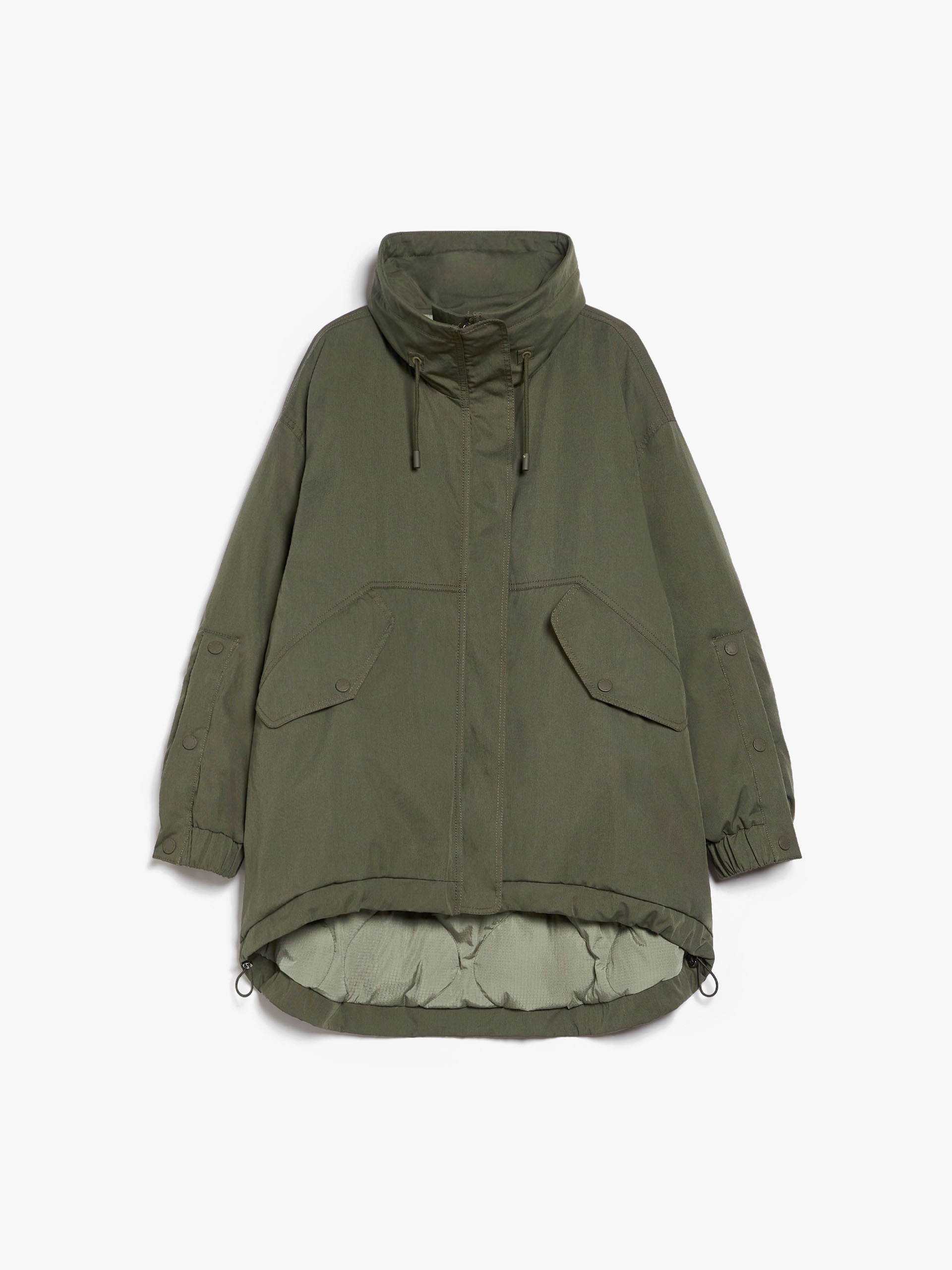 OZIERI Reversible water-repellent fabric parka - 1