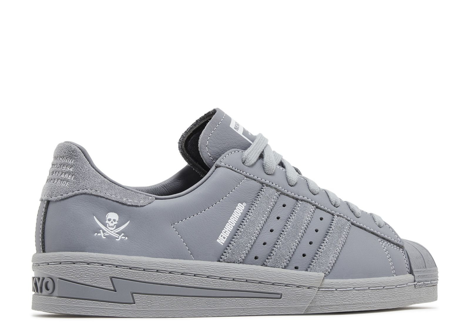 NEIGHBORHOOD X SUPERSTAR 'CEMENT GREY' - 3