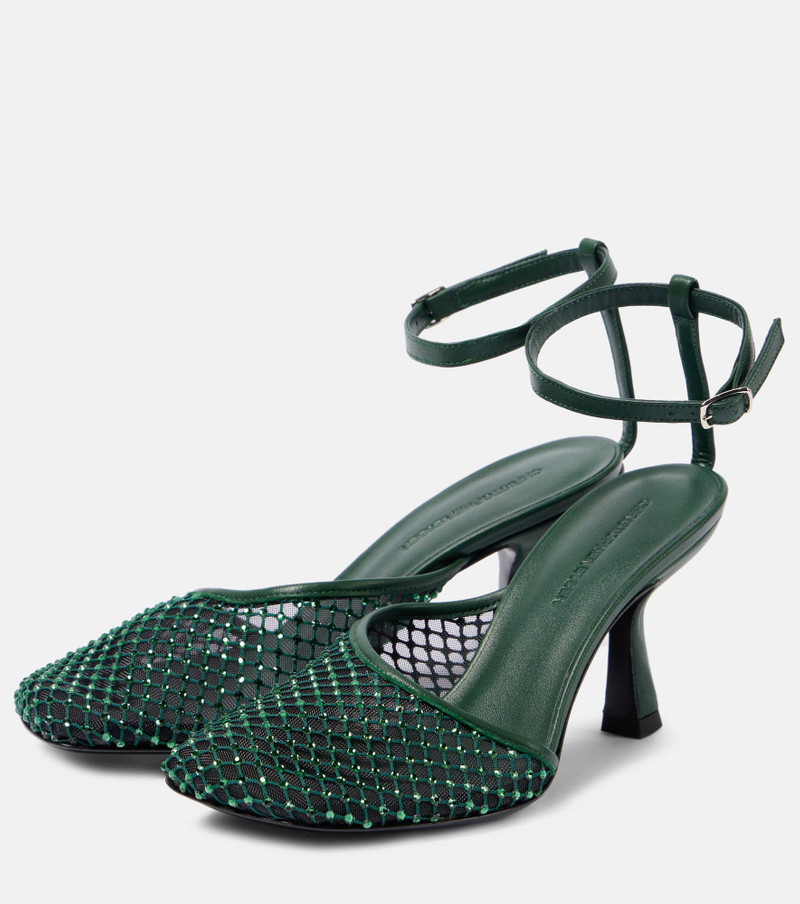 CHRISTOPHER ESBER Minette 80 crystal-embellished pumps outlook