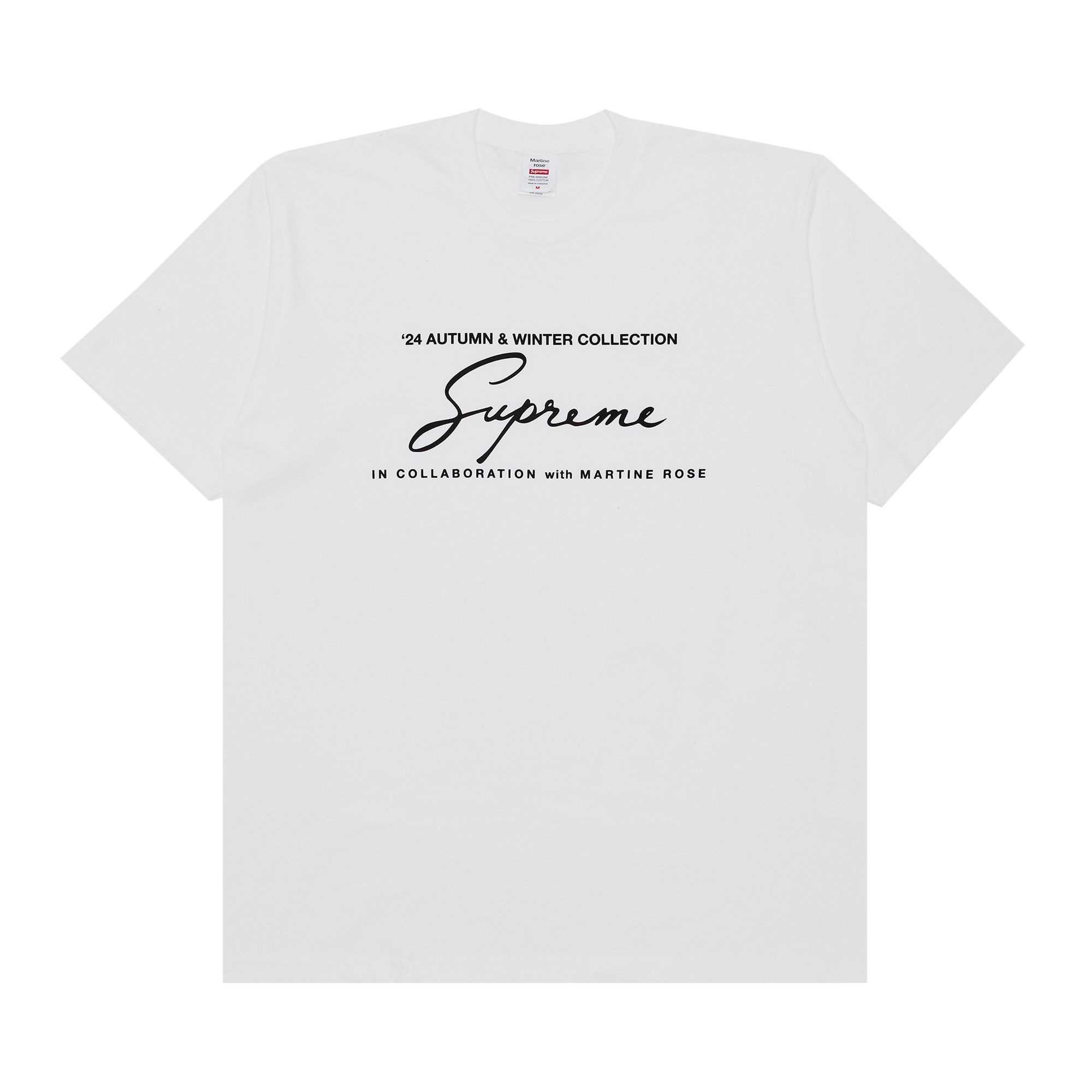 Supreme x Martine Rose Tee 'White' - 1