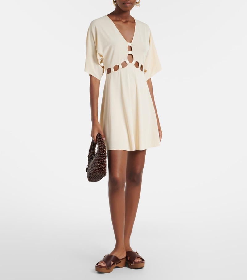 ERES Connection cutout jersey minidress outlook