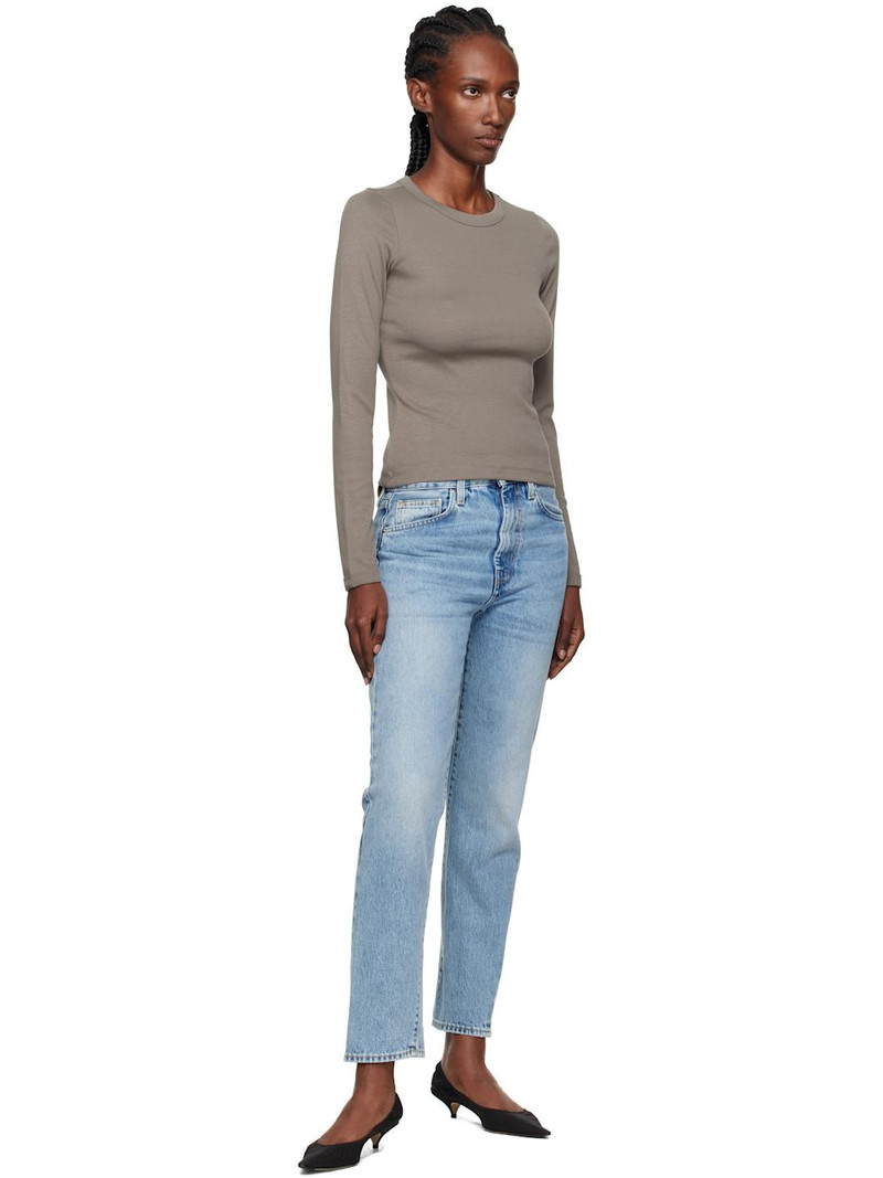 FLORE FLORE Taupe Max T-shirt outlook