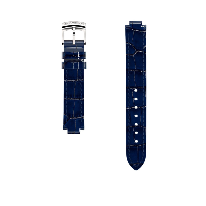 STRAP TAMBOUR ALLIGATOR BLUE SAPHIR S/S 1