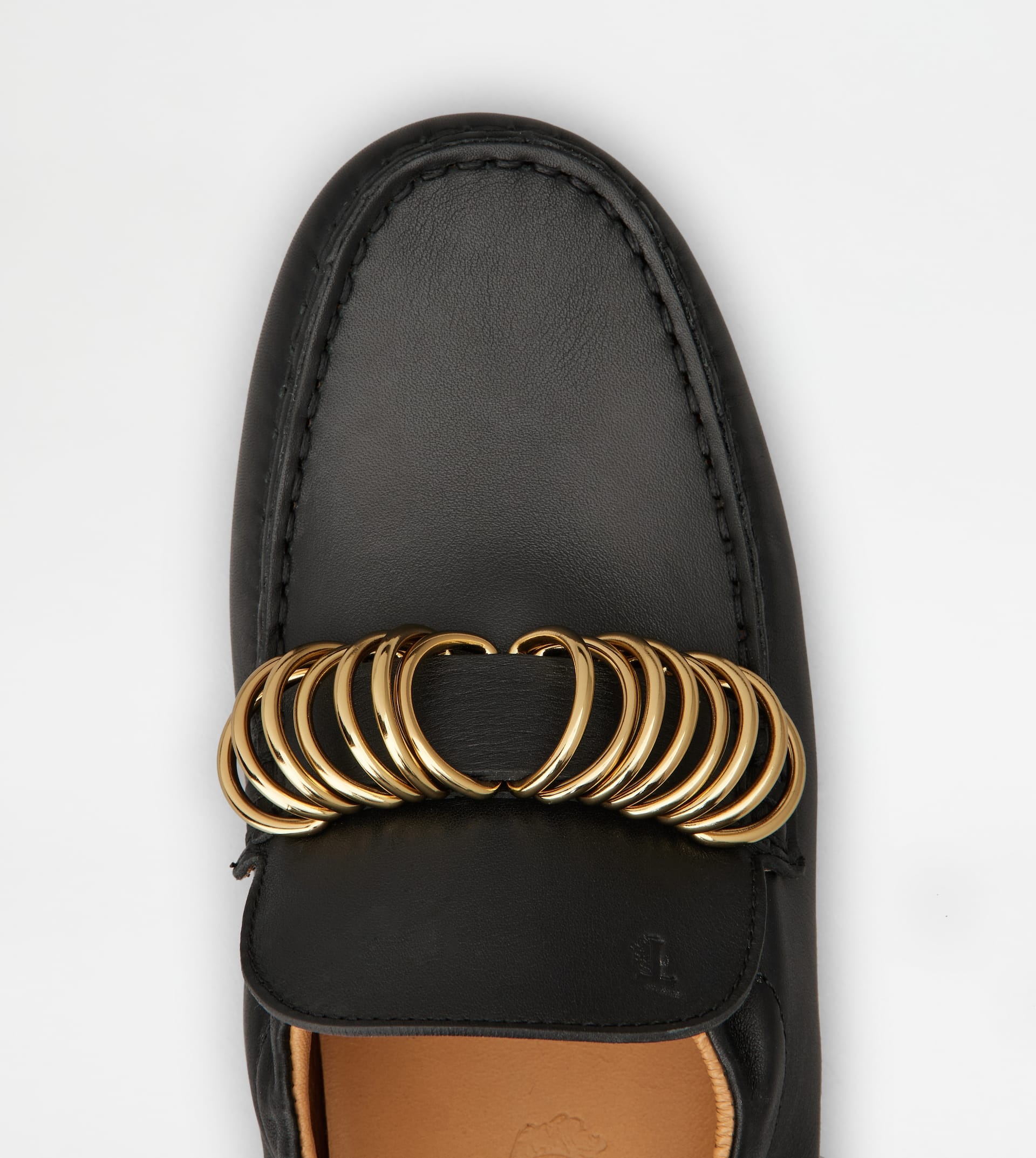 GOMMINO DRIVING SHOES IN LEATHER - BLACK - 5