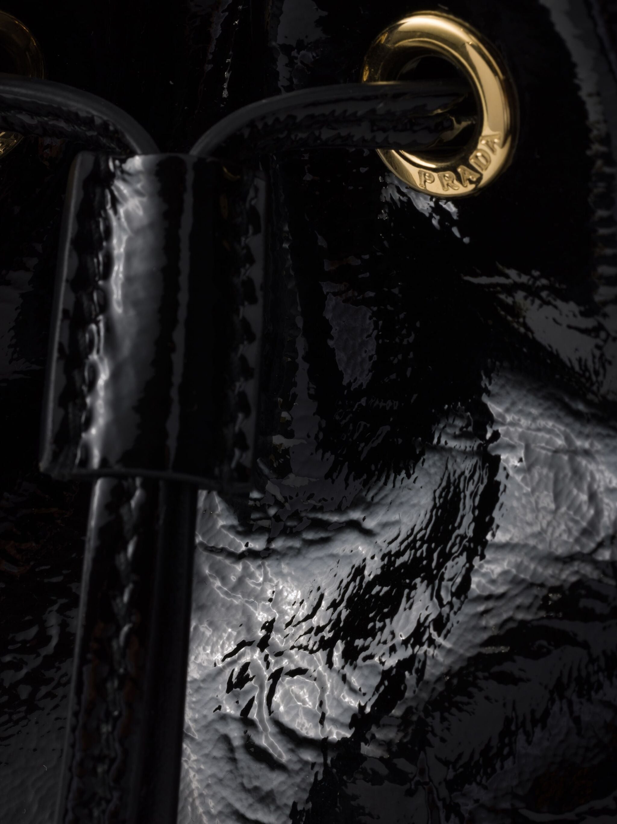 Duet Patent Leather Bucket Bag - 6