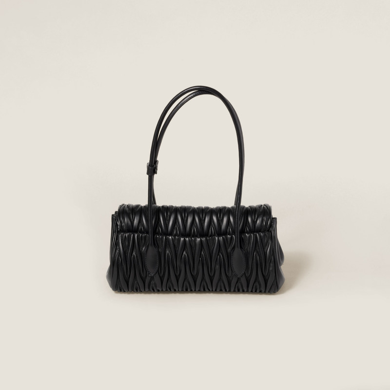 Matelassé nappa leather shoulder bag 4
