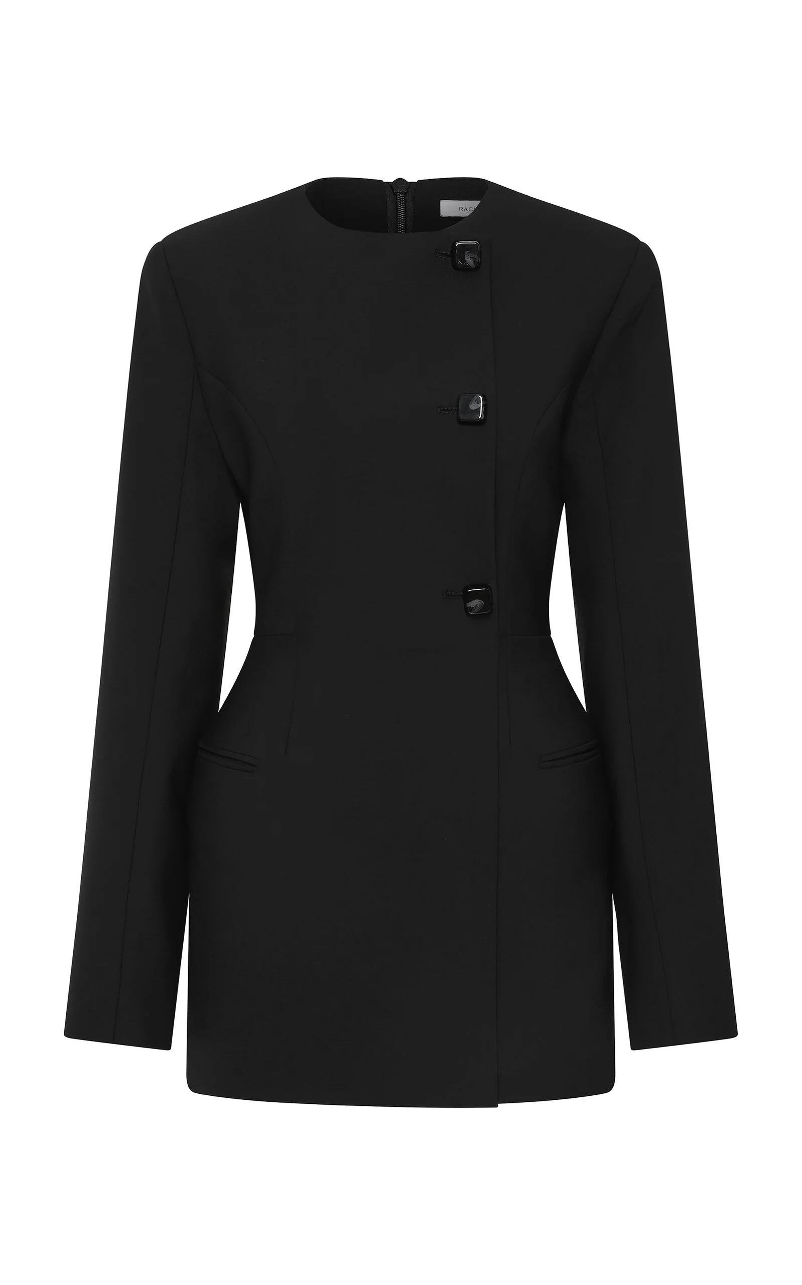 Finley Wool-Blend Mini Dress black - 1