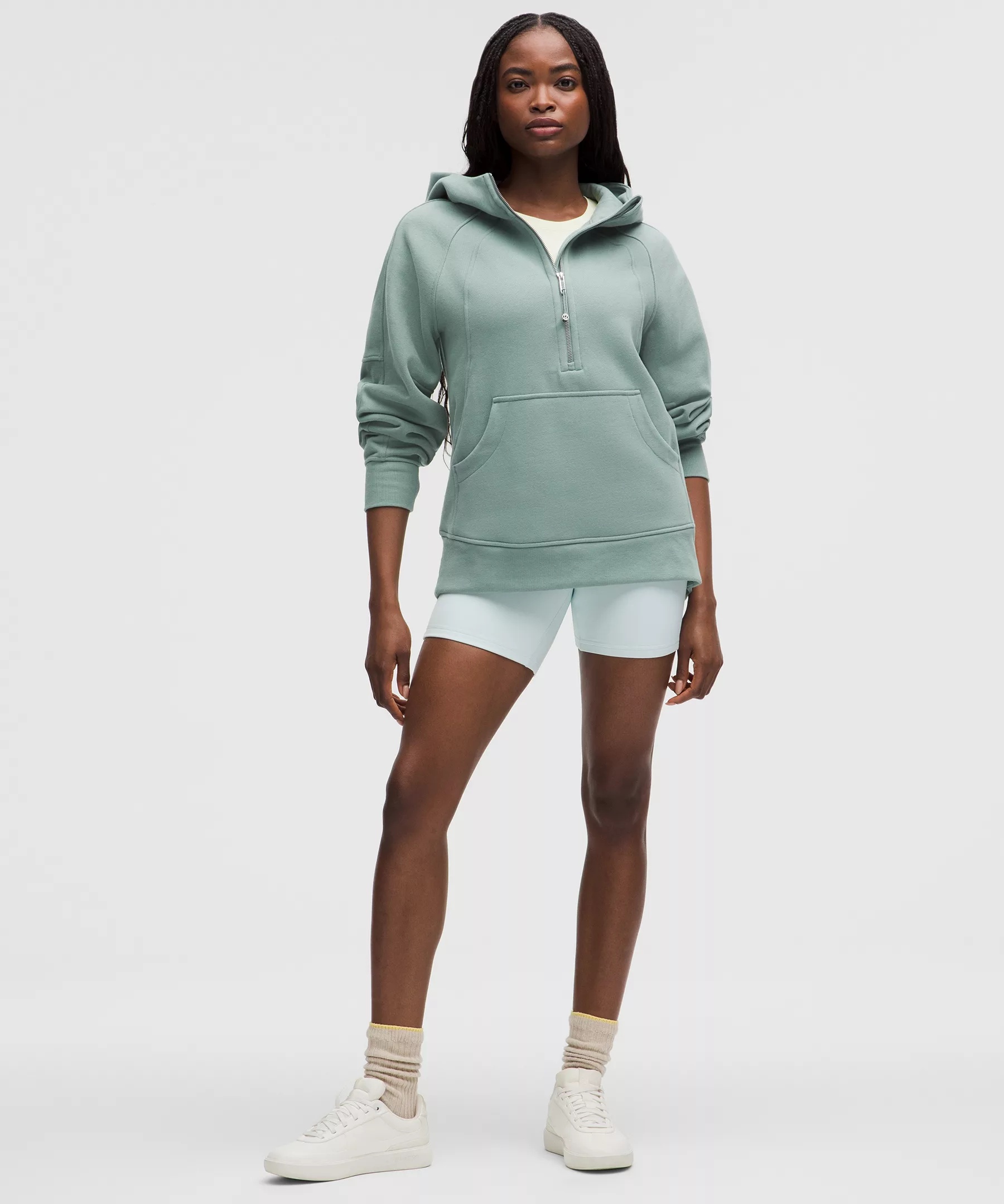 Scuba Oversized Half-Zip Hoodie *Long - 2