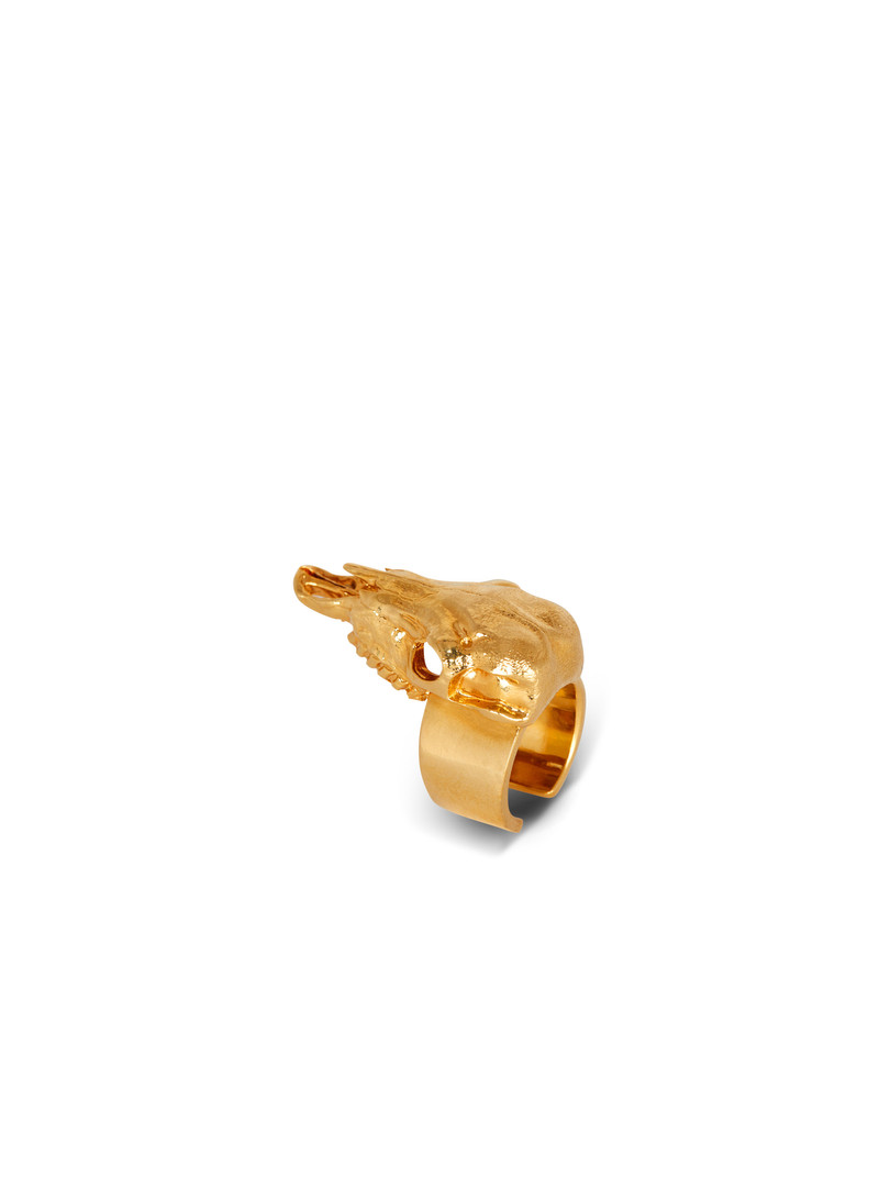 Buffalo skull ring 3