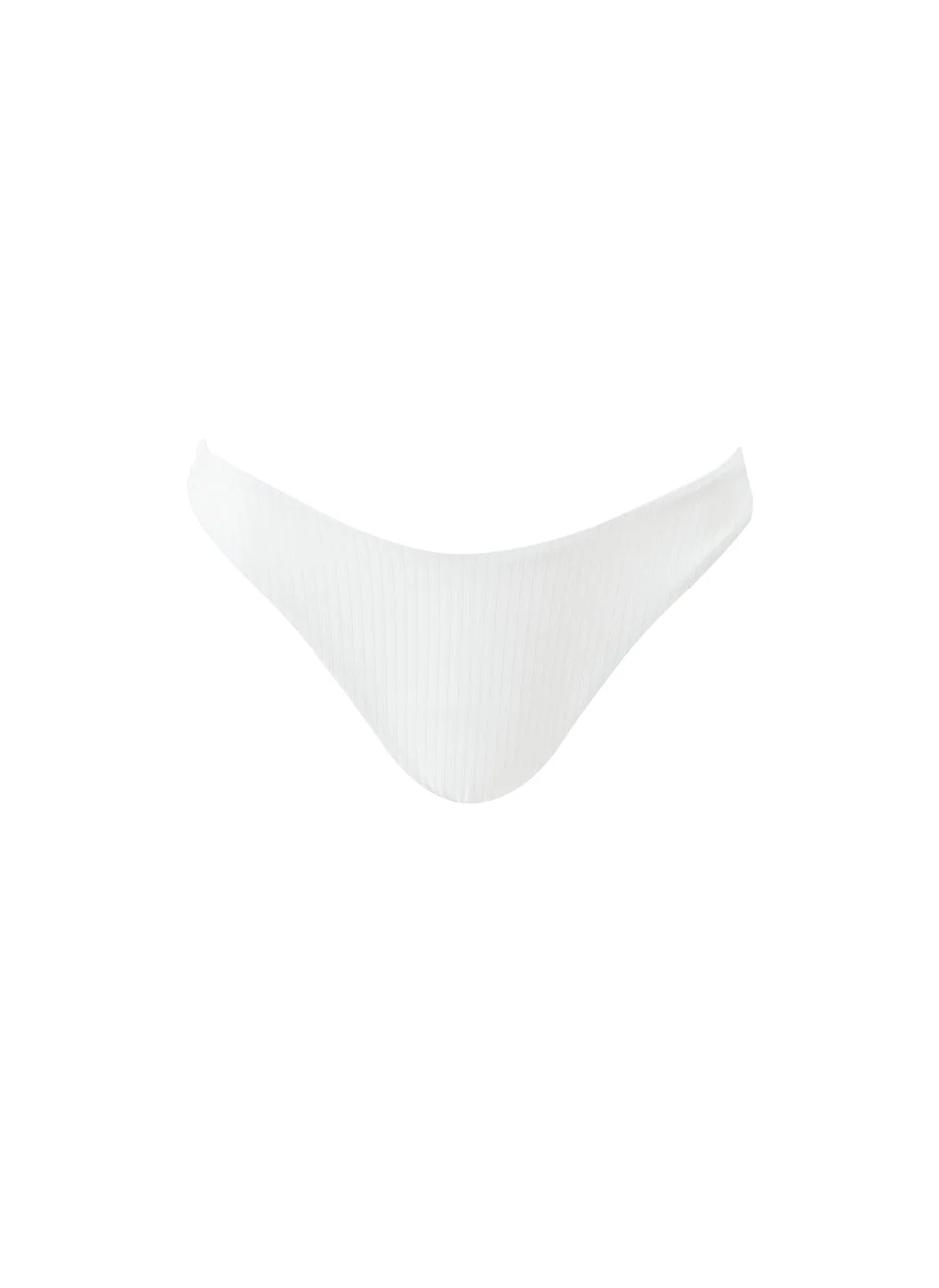 NOTO CREAM RIBBED BIKINI BOTTOM - 1