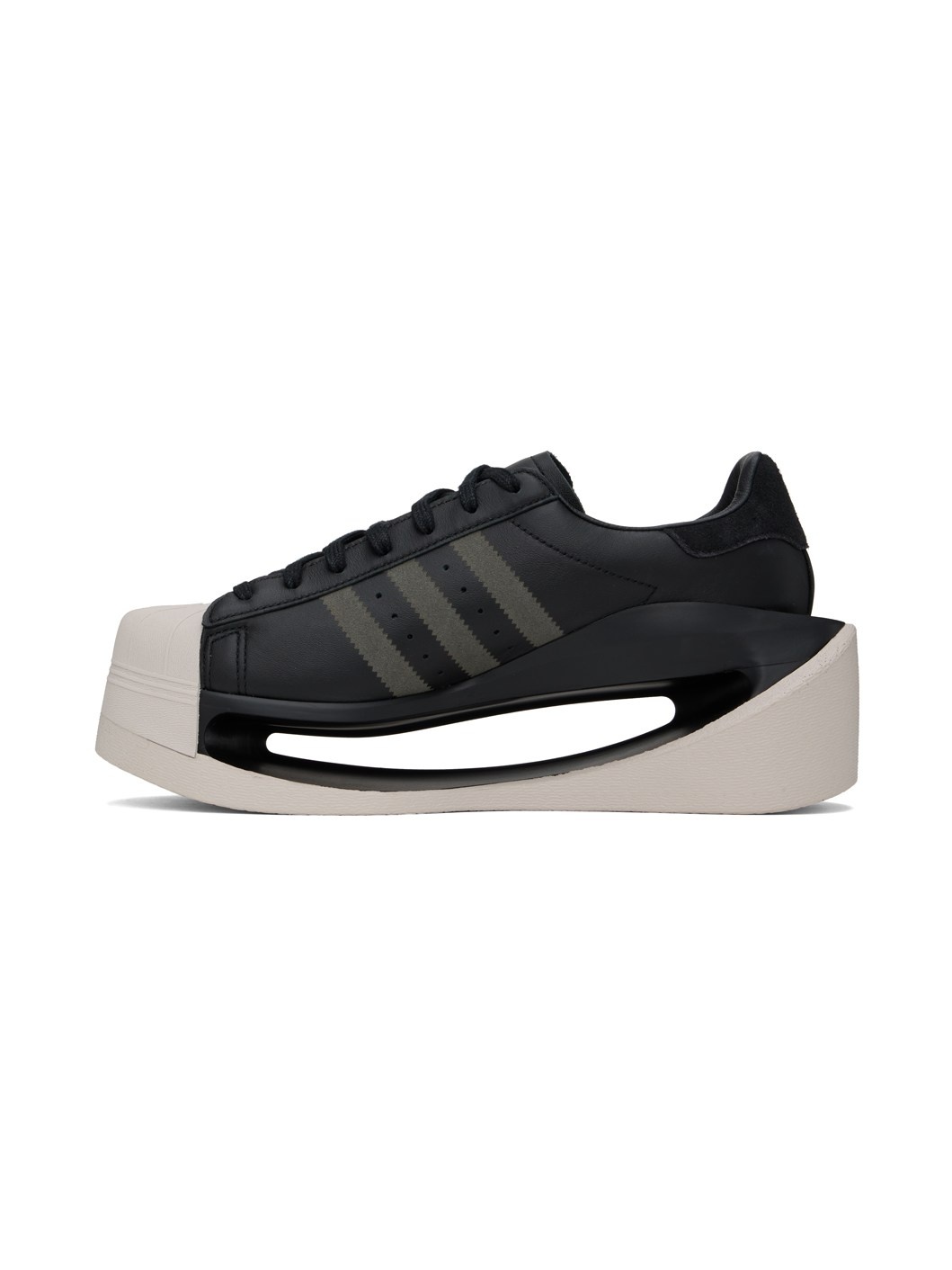 Black Gendo Superstar Sneakers - 3