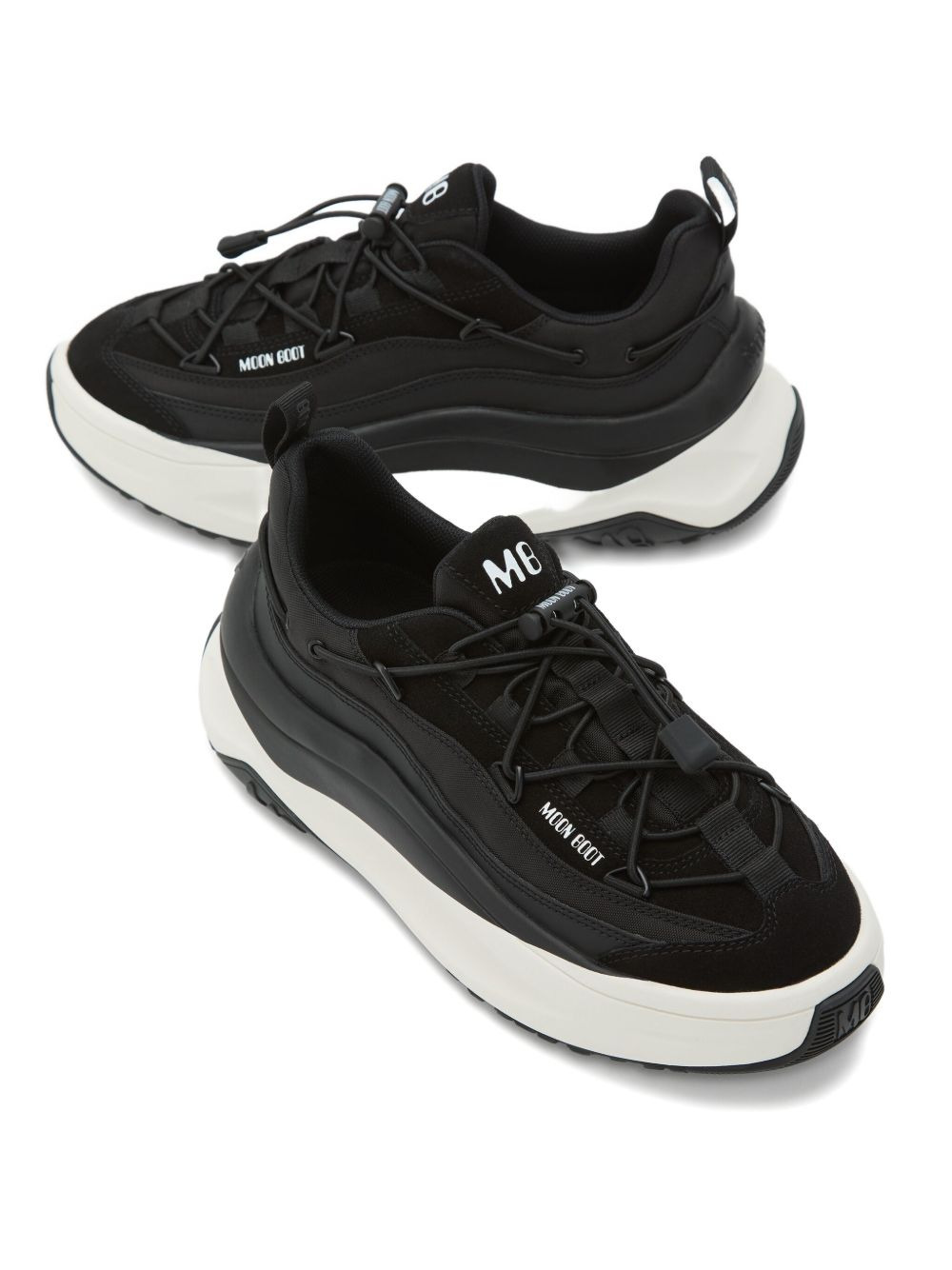 logo-embellished platform sneakers - 3