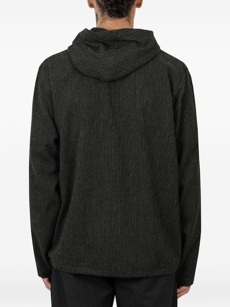 hooded stripe-pattern jacket 3