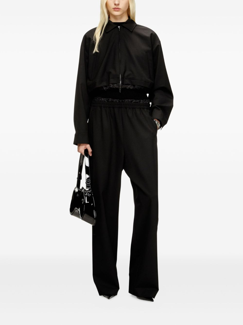 J-TING cropped zip-front jacket - 2