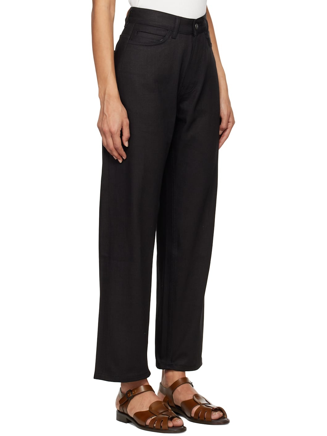 Black Ruthe Selvedge Jeans - 2