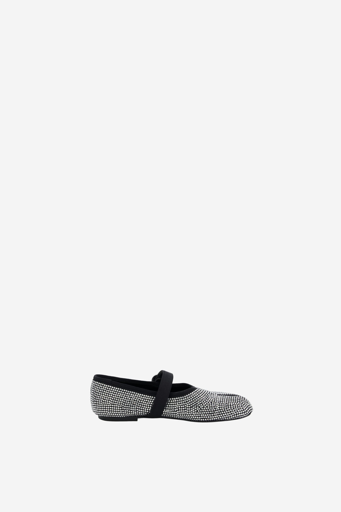 Crystal-Embellished Five-Toe Ballerina Belt Flat - 5