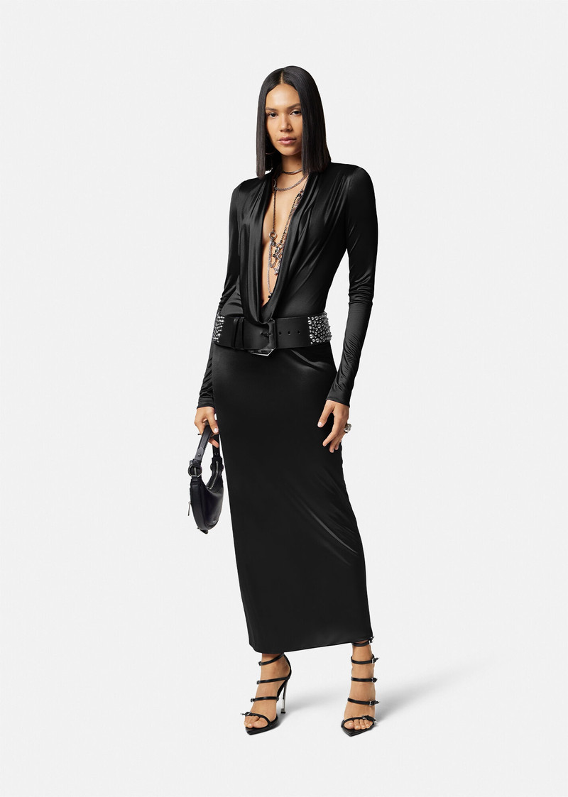 VERSACE Cowl Long Dress outlook