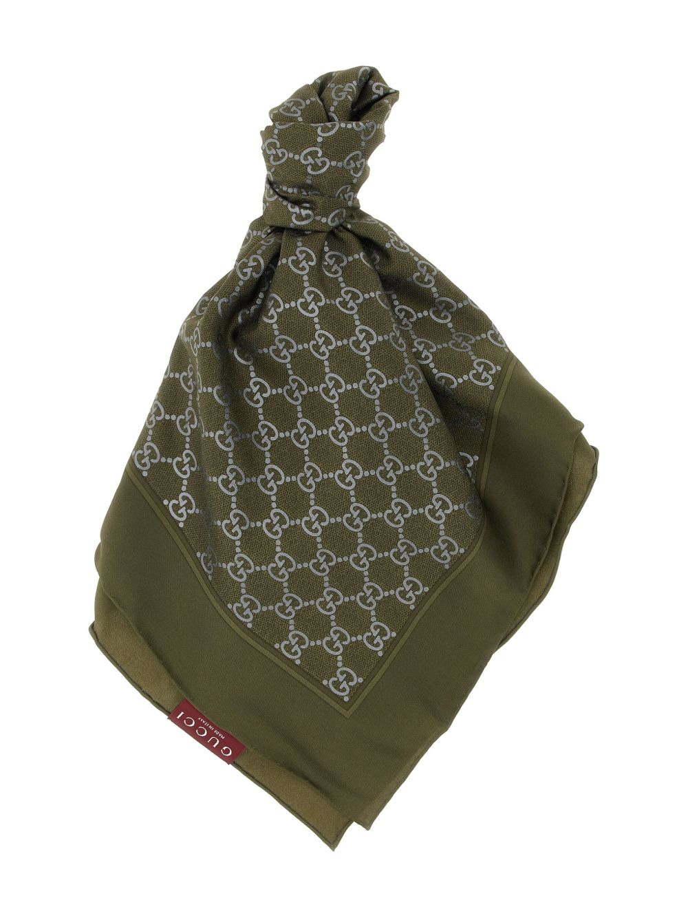 printed silk scarf - 1