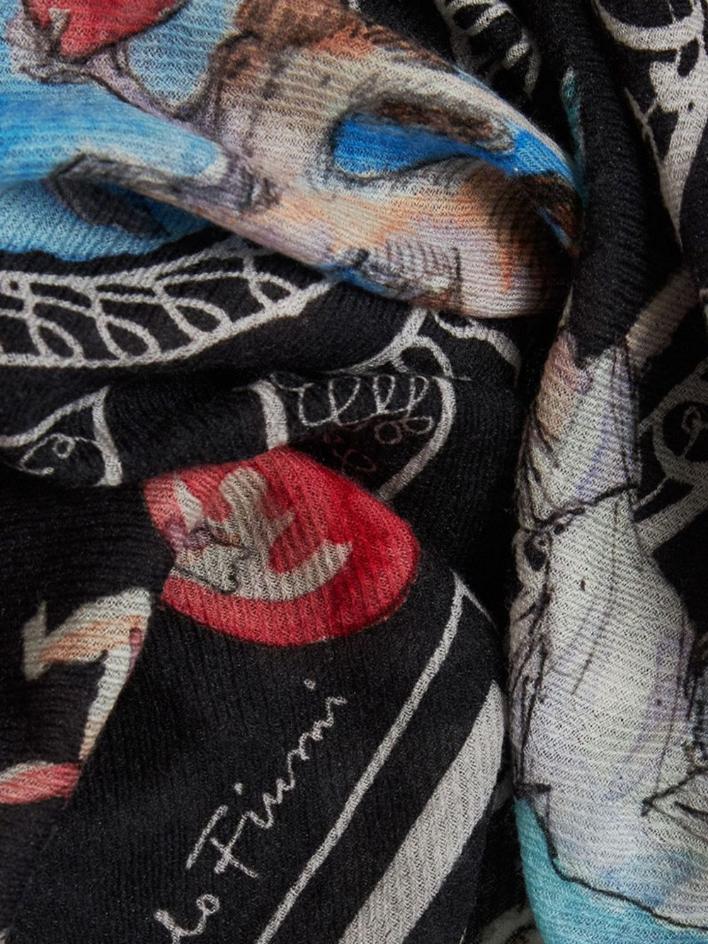 Labirinto printed scarf - 2