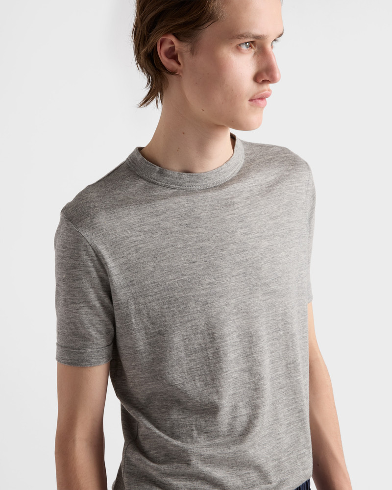 Cashmere and silk T-shirt 4