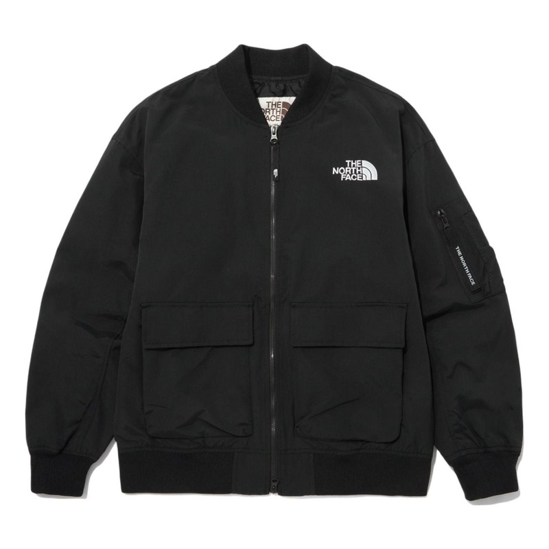 THE NORTH FACE SS23 Logo Neilton Bomber Jacket 'Black' NJ3BP12J - 1