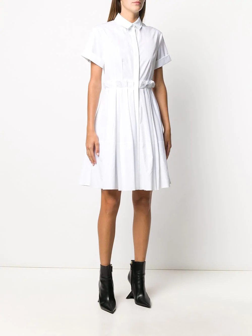 short-sleeved shirt dress - 3