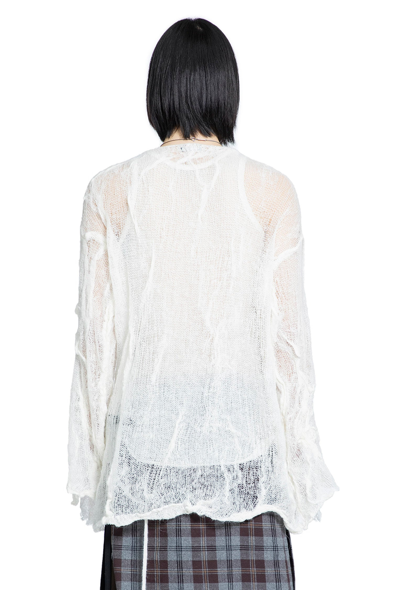 Ann Demeulemeester Man Off-white Knitwear - 3