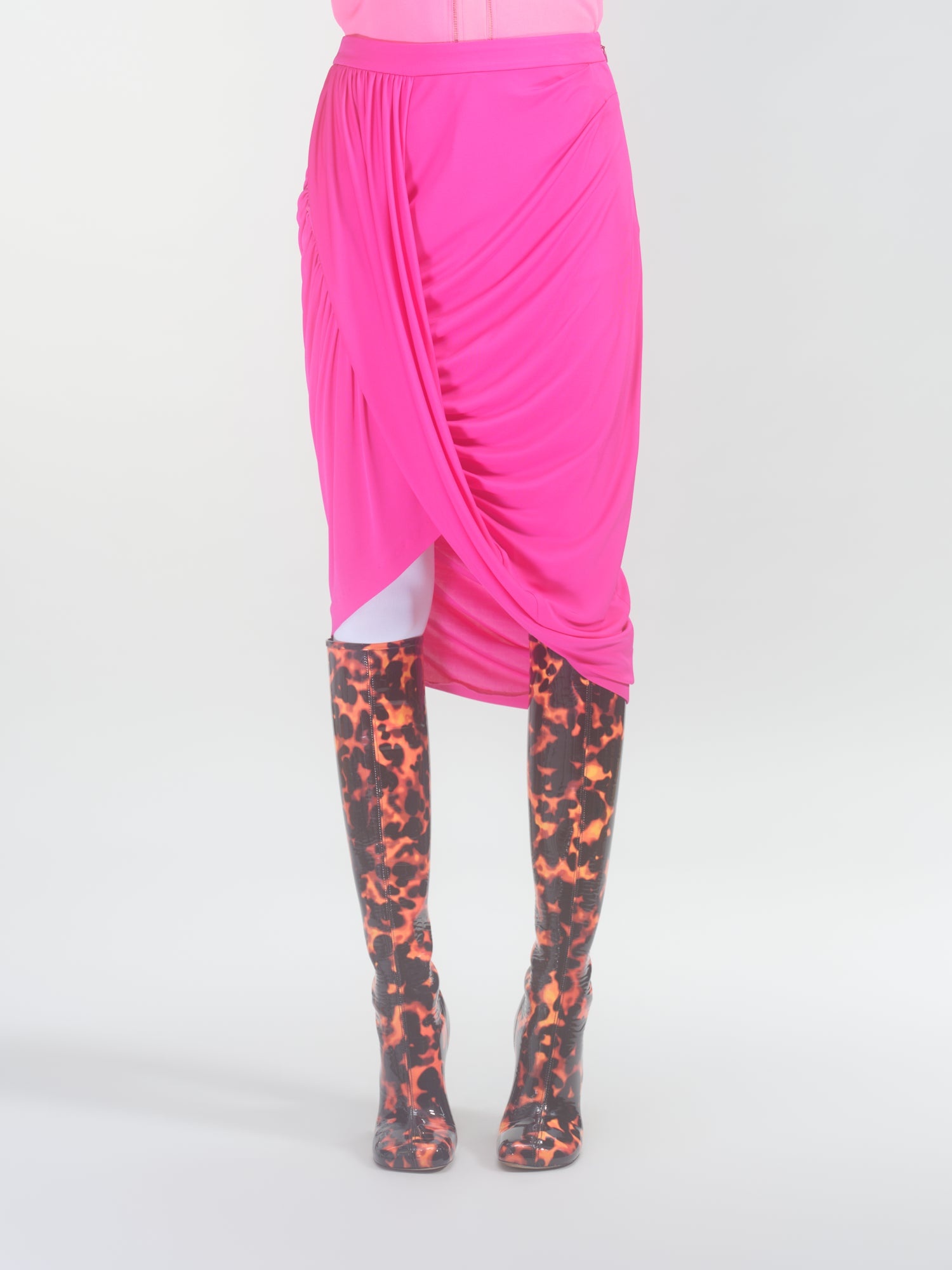 DRAPED TULIP SKIRT - 2