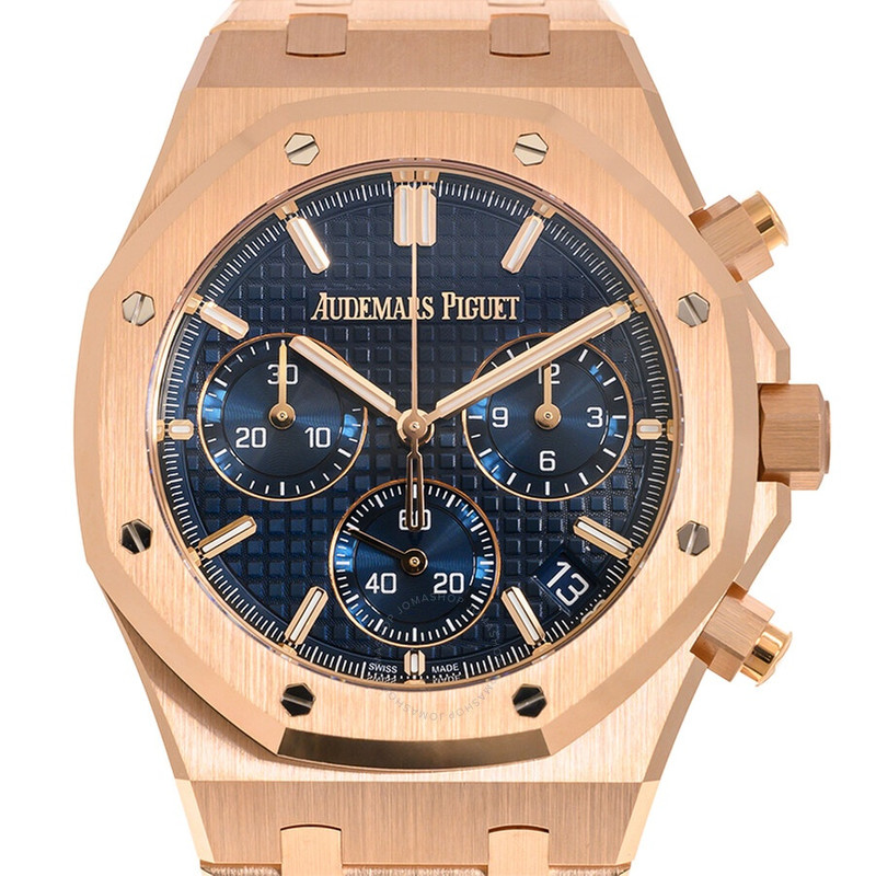 Audemars Piguet Royal Oak"50TH ANNIVERSARY" Chronograph Automatic Blue Dial Men's Watch 26240OR.OO.1 - 1
