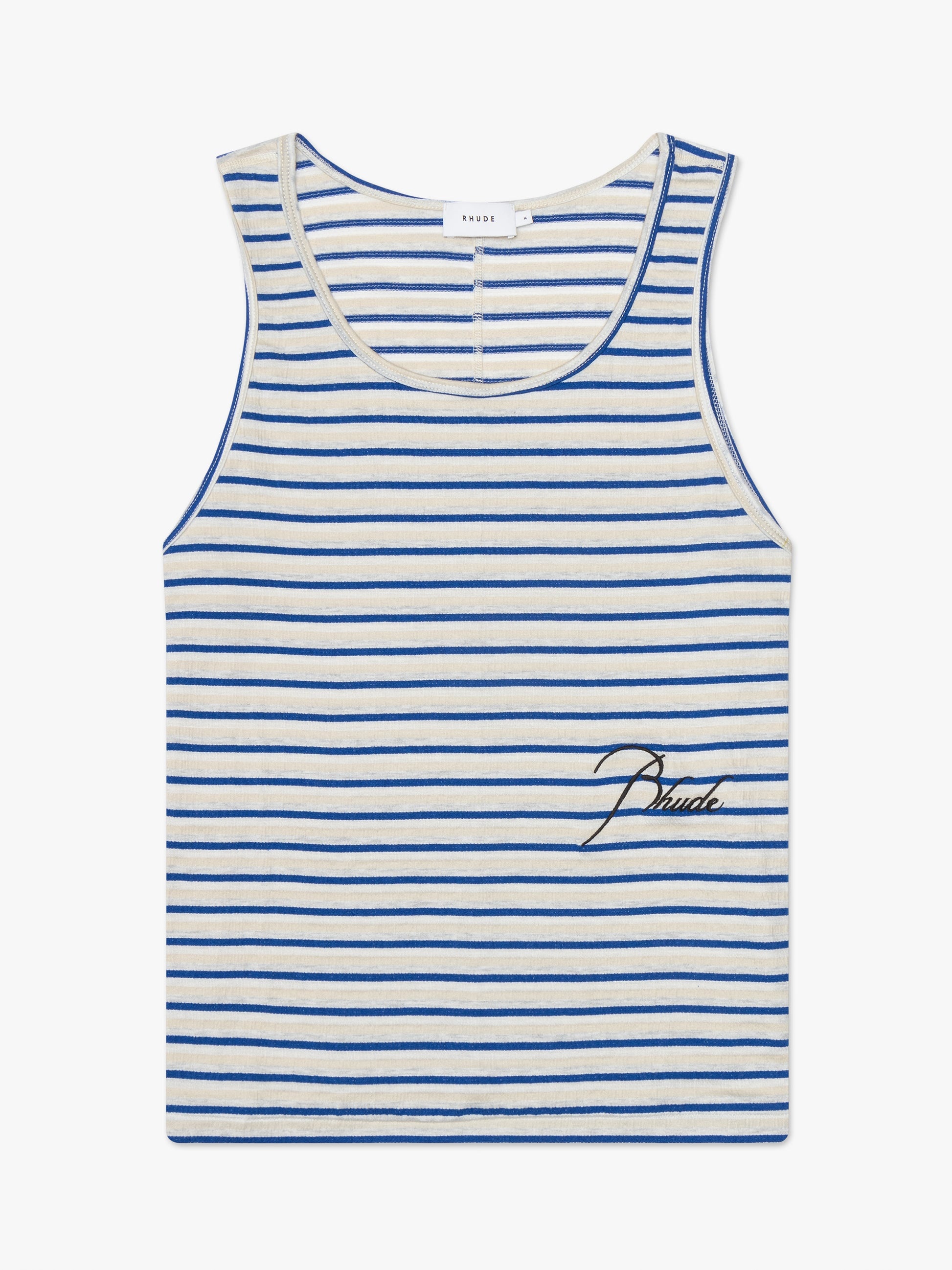 RHUDE SIGNATURE STRIPE TANK TOP - 1
