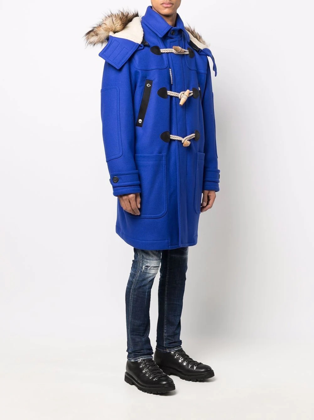 mid-length duffle coat - 3