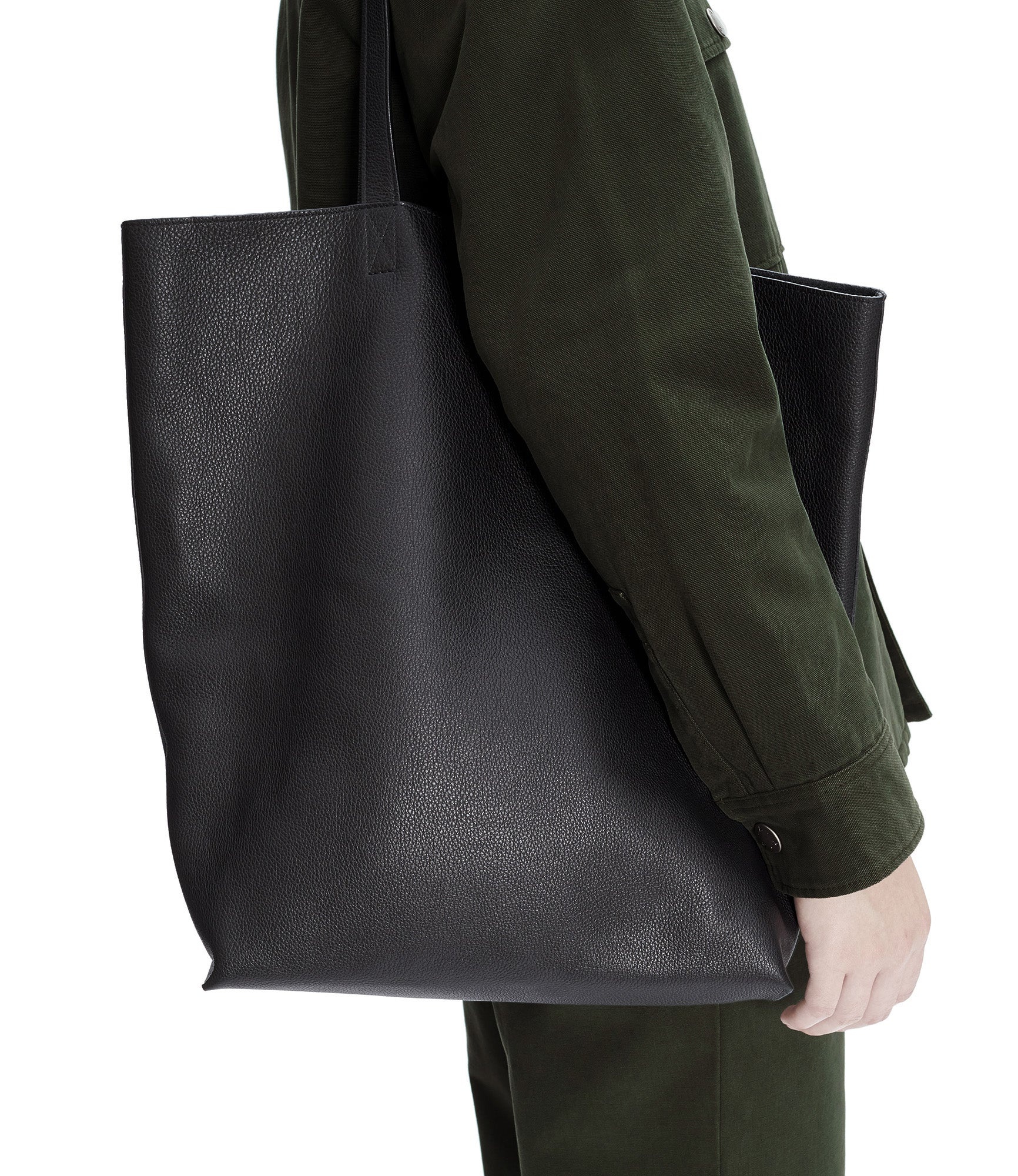 A.P.C., Bags, Apc Maiko Medium Leather Tote Bag