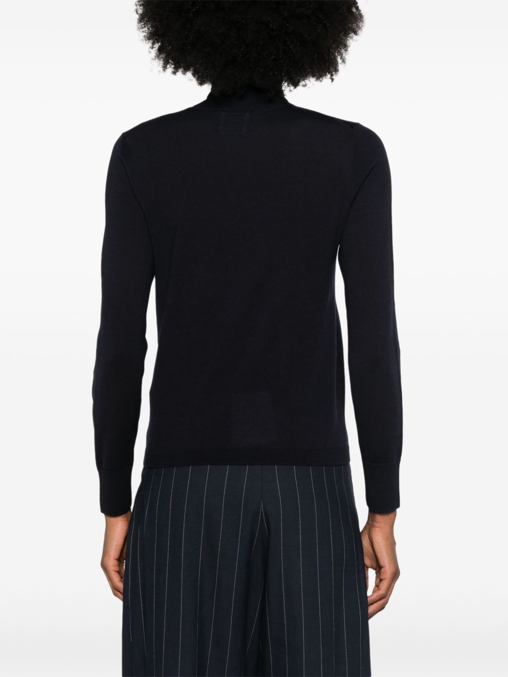 roll-neck virgin wool sweater - 4