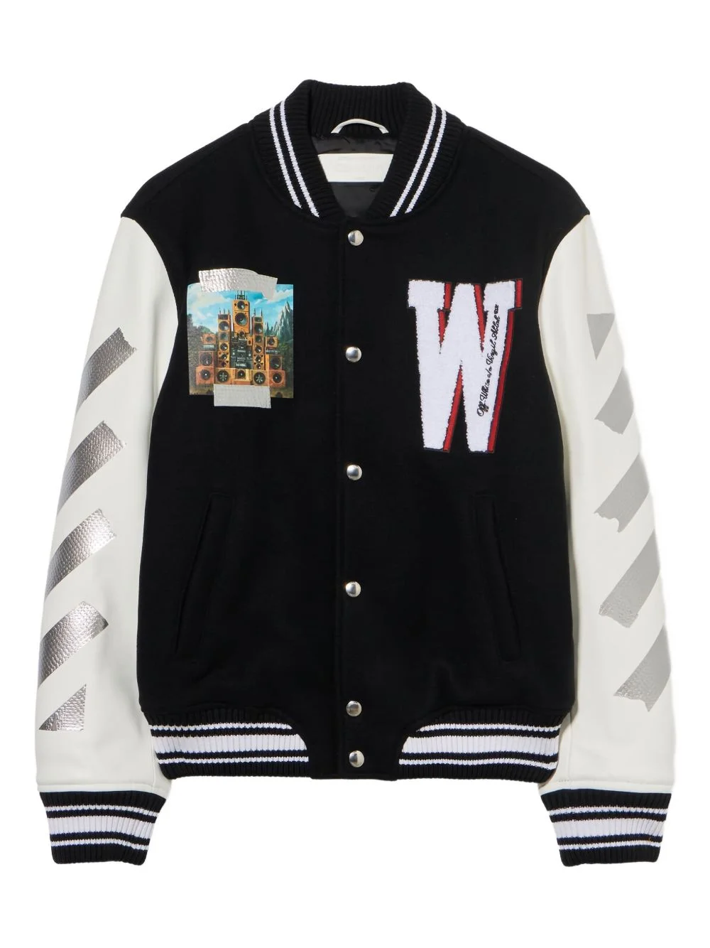 Wo Soundsystem varsity jacket - 1
