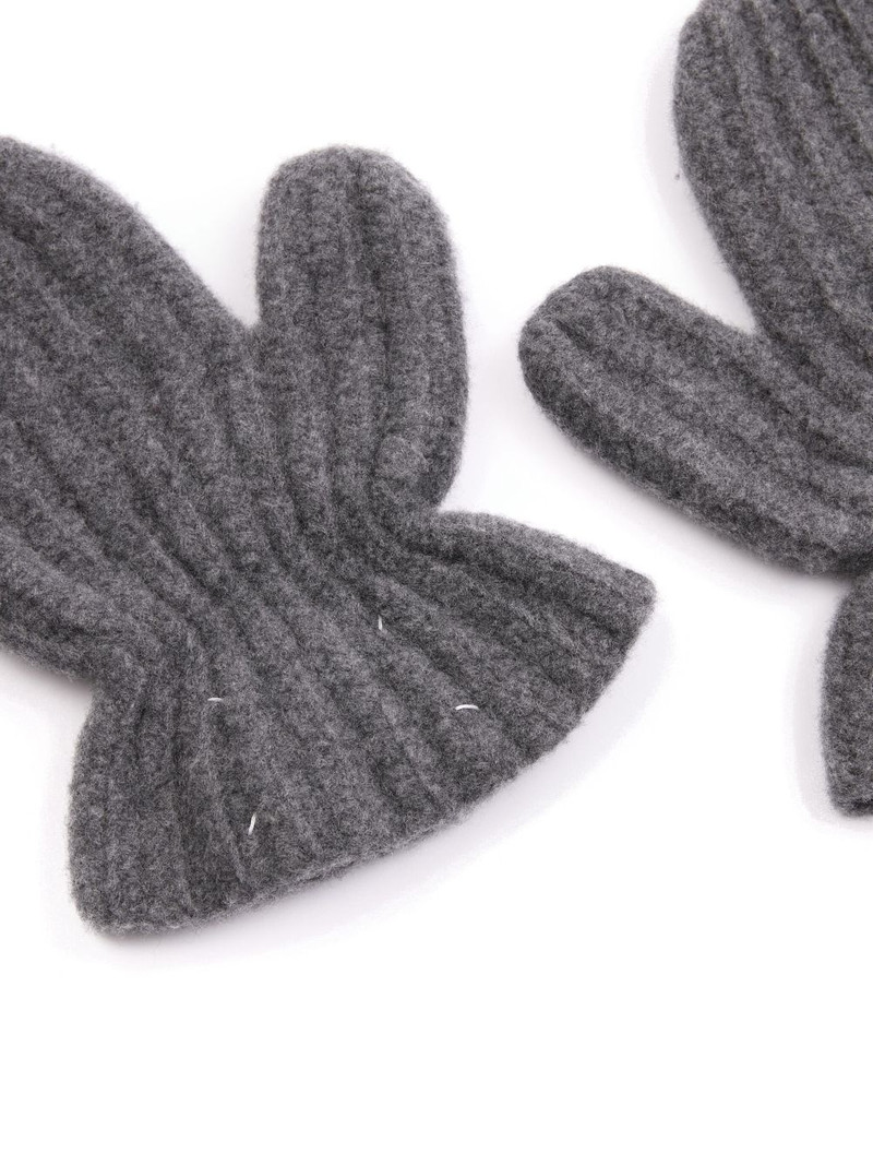 ribbed-knit gloves 3