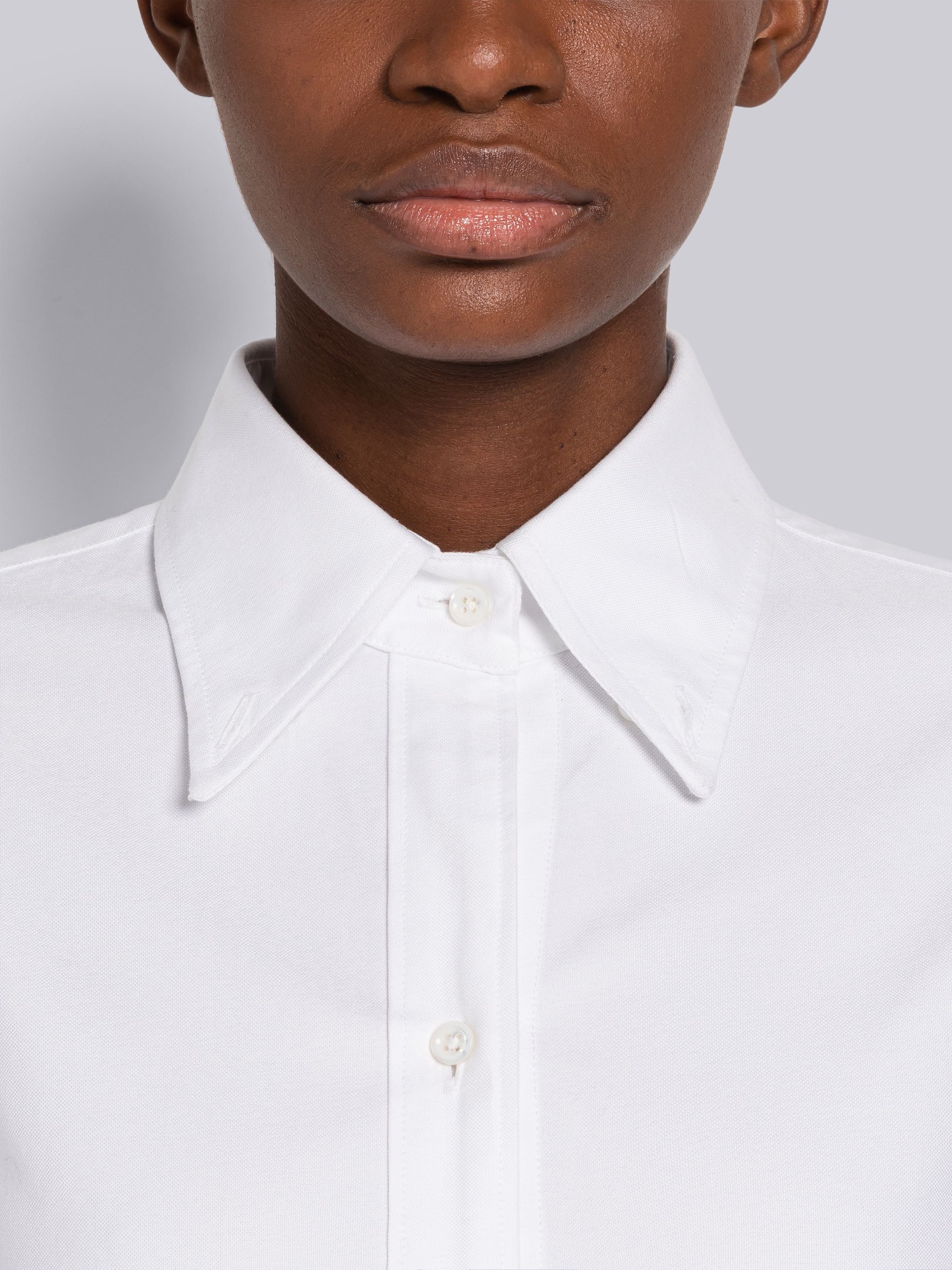 Oxford Half Pleated Shirtdress - 5