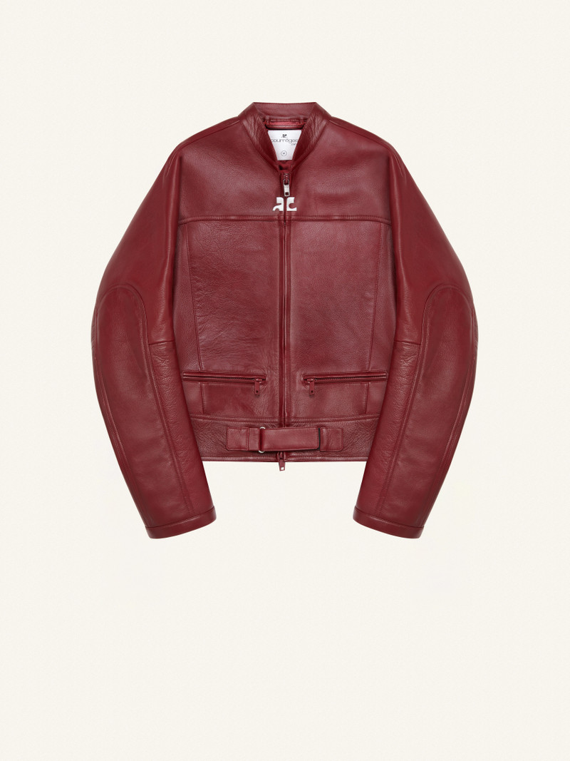 SCUBA LEATHER BIKER JACKET 1