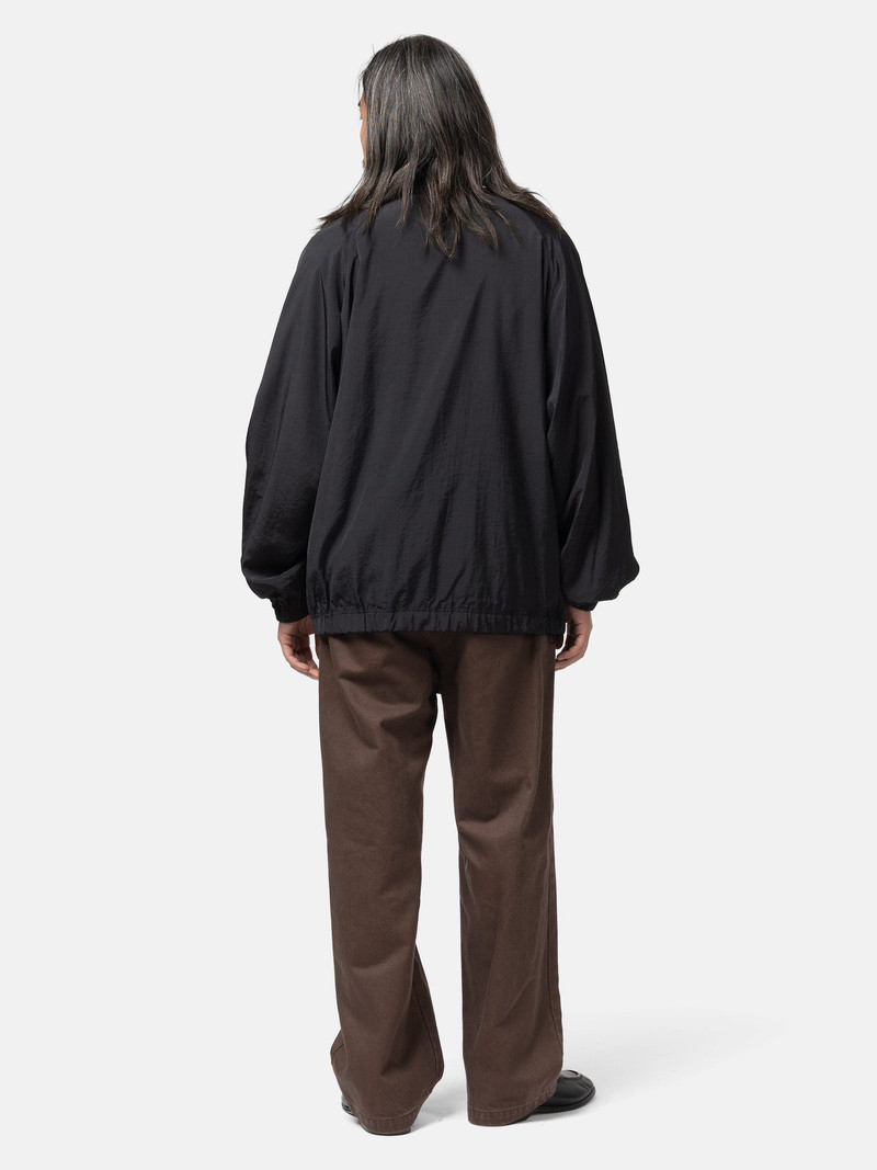 1Pleated Wide Tapered Trousers Brown 4