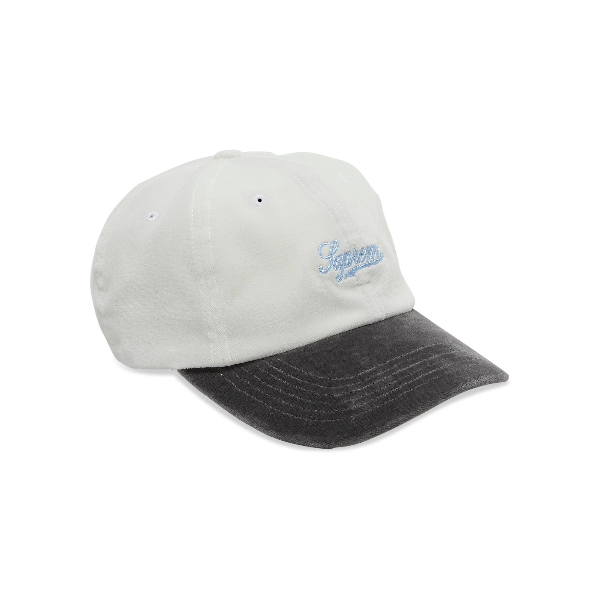 Supreme Velvet 2-Tone 6-Panel 'White' - 1